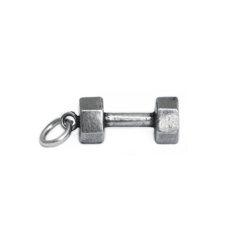 Dumbbell charm