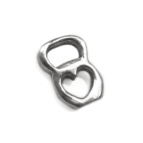 kettlebell charm with heart
