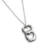 Kettlebell Love Necklace - Pewter